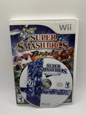 Super Mario Smash Bros Brawl (Nintendo Wii, 2008) Tested Working - Image 1 of 4