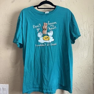 Gildan XL Funny Breastfast T-Shirt  - Picture 1 of 15