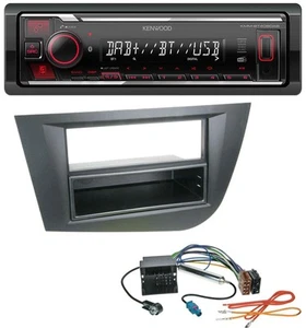 Kenwood MP3 Bluetooth USB DAB Autoradio für Seat Leon (ab 05) - schwarz - Bild 1 von 7
