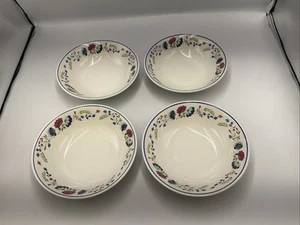 4x reggiseni vintage Priorato stoviglie cereali zuppa dessert ciotole 16,5 cm / 6,5" - Foto 1 di 17