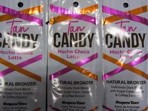 5 PACKETS SUPRE TAN CANDY MOCHA CHOCA LATTE NATURAL BRONZER TANNING LOTION - Picture 1 of 1