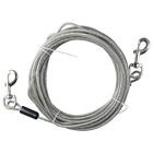 Stainless Steel Dog Run Leash Rustproof Dog Lead Dog Tie Out Cable  Dogs