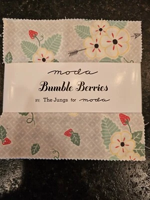 Bumble Berries By Moda Fabric Charm Pack 5x5 In 42 Pieces - Image 1 of 4