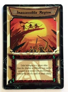 Regione Inaccessibile L5R La Leggenda dei Cinque Anelli CCG Edizione Giada - Foto 1 di 1
