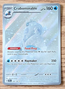 POKEMON ~ CRABOMINABLE ~ 149/142 ~ STELLAR CROWN ~ HOLOFOIL ~ ILLUS. ~ NM - Bild 1 von 2