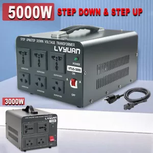 3000W 5000W Transformer Step Up Down Voltage Converter 220V-110V /110V-220V - Picture 1 of 11