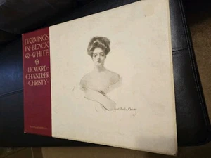 Zeichnungen in Schwarz & Weiß von Howard Chandler Christy Hardcover 17"×12" - Bild 1 von 9