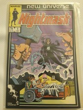 Nightmask #1, 2 (Nov 1986, Marvel), PSI-FORCE #17, Askanison #1, Beavis Butt #2