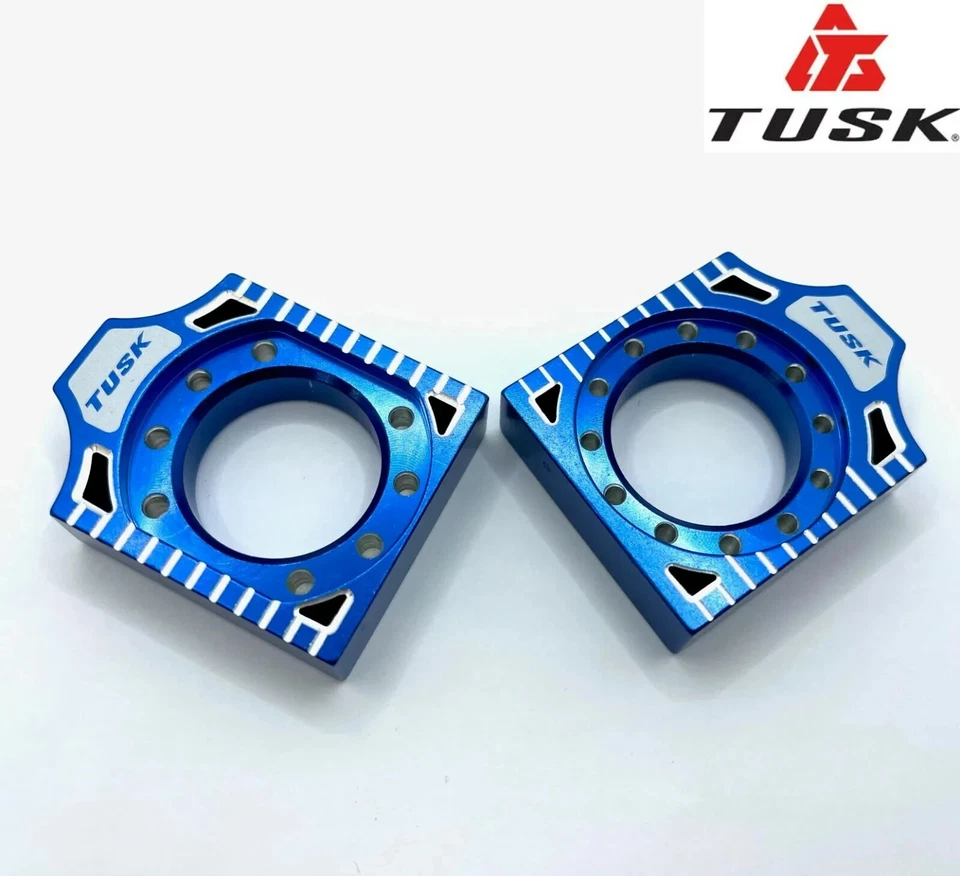Bloques de ejes de aluminio Tusk azul WR250F WR250R WR450F YZ125 YZ250 YZ250F YZ450F Foto 1 de 1