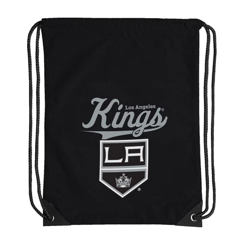 Hockey Licensed Los Angeles LA Kings Backsack Team Spirit 17.5" x 13" Gym bag Cover