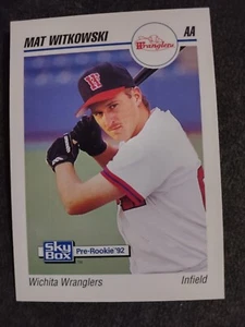 1992 Wichita Wranglers SkyBox #647 Matte Witkowski Baseballkarte - Bild 1 von 2