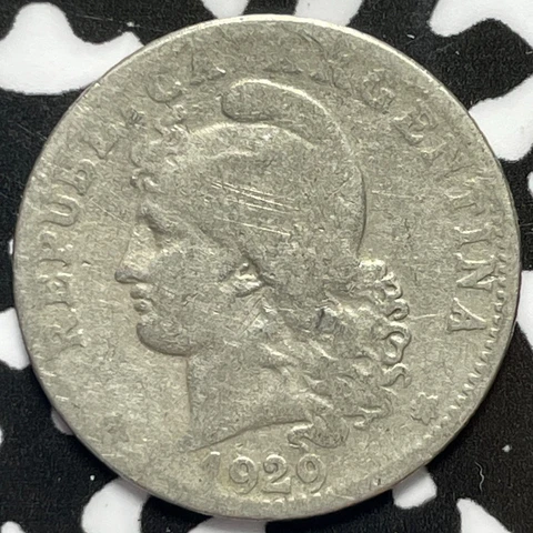 1929 Argentina 20 Centavos Lot#M5311 Cover