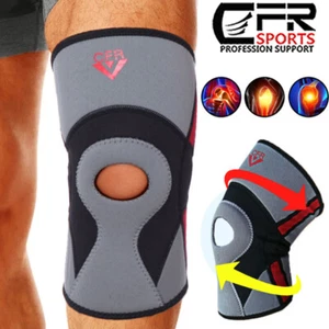 Knee Support Brace Compression Patella Sleeve Gym Running Arthritis Joint Relief - Picture 1 of 13