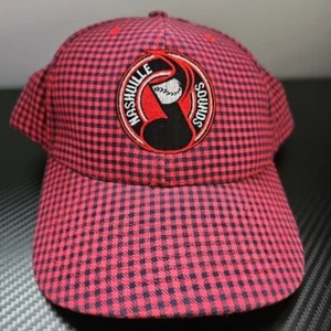Fantastic Red and Black Nashville Sounds Snapback Baseball Cap Hat Cotton OSFM - Picture 1 of 10