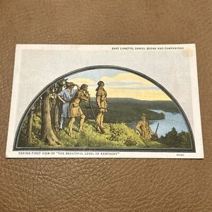 Taking First View Of The Beautiful Level Of KY East Lynette Daniel Boone Postcar - Picture 1 of 2