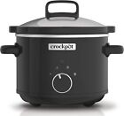 Crockpot Slow Cooker | Removable Easy-Clean Ceramic Bowl | 2.4 L (1-2 People |