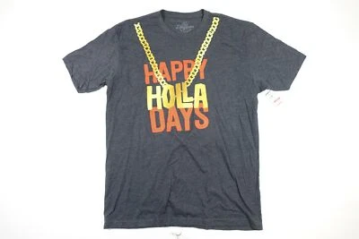 CAMISETA GRIS NIÑO PELIGROSO RAP HIP HOP FELICES DÍAS DE HOLLA VACACIONES DE NAVIDAD XL NUEVA CON ETIQUETAS Foto 1 de 4