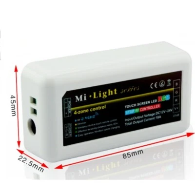1x Milight 2.4G wireless 4 Zone wifi RF dimmer mi.light Controller for strip RGB - Image 1 of 4