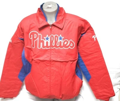 Mens Majestic Philadelphia Phillies B&T Triple Peak MLB Baseball Coat Jacket - Image 1 of 4