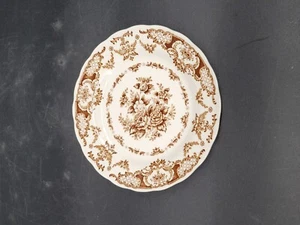 Nikko Japan Double Phoenix  Windsor Brown Floral & Urns 7 1/2 Inch Salad Plate  - Picture 1 of 22