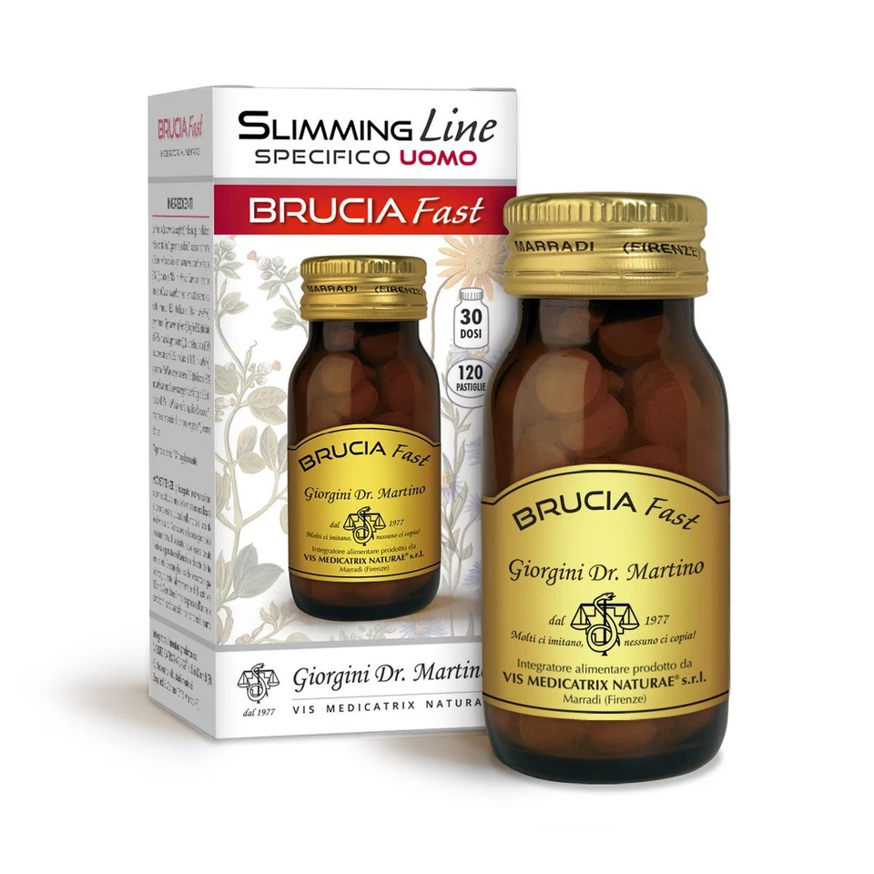DR.GIORGINI SER-VIS SRL Brucia Fast Uomo Dr.Giorgini 120 Pastiglie