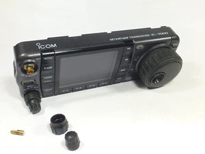 ICOM IC-7000 front panel with AF gain potentiometer shaft broken. - Photo 1/9