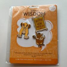 Disney Wisdom Collection Lion King Simba TIMONE LR Pin Set 11/12