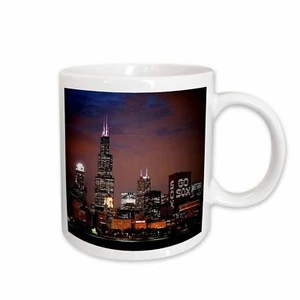 3dRose Chicago Skyline at Night Mug - Picture 1 of 14