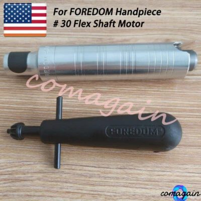 1Set Handle Chuck + Key For Foredom Handpiece # 30 Flexible Shaft Motor Tool