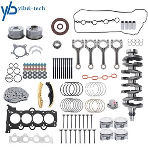 Overhaul Rebuild Kit Crankshaft Rods/ Timing W/Valve For Hyundai KIA 1.6L Engine - Picture 1 of 23