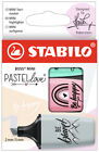 STABILO Textmarker BOSS MINI Pastellove 2.0 3er Karton-Etui (07/03-49)