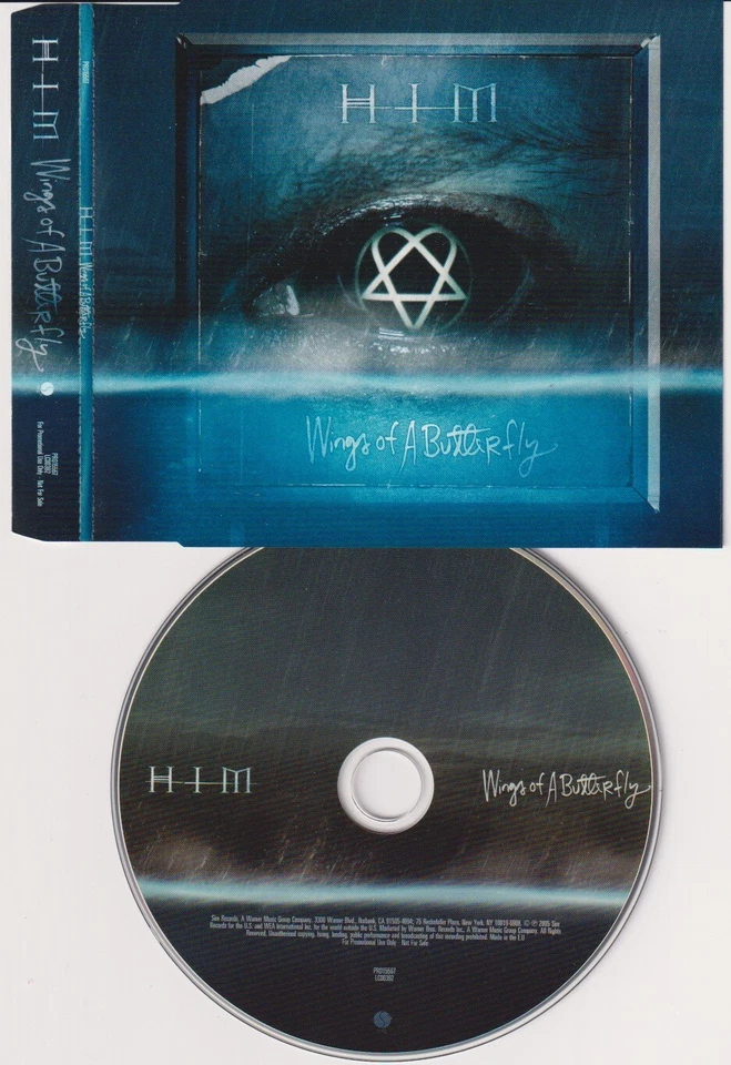 HIM – Wings Of A Butterfly - Import 1 Track Promo Single CD 2005 Sire - Bild 1 von 1