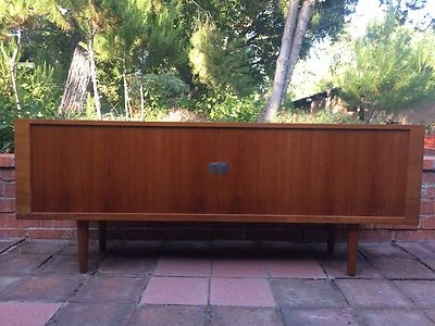 Danish Modern Hans Wegner President Teak  Credenza Finished On Back - Изображение 1 из 4
