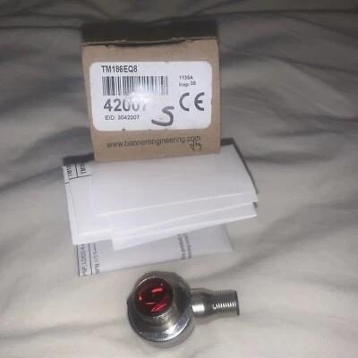 BANNER ENGINEERING TM186EQ8 / TM186EQ8 (BRAND NEW) Free Shipping - Image 1 of 4