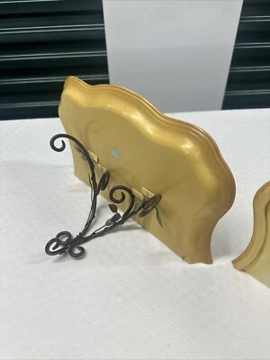 Par de Apliques de Pared Par Candelabro Decoración Estante Foto 1 de 4