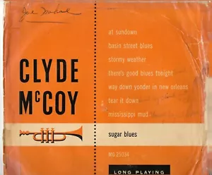 CLYDE MCCOY SUGAR BLUES MERCURY 10inch LP MG25034 - Picture 1 of 8