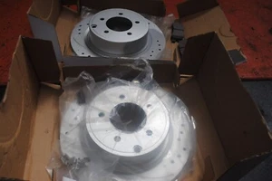Rear G-Coated OE brakes and rotors kit for 2011-2014 Chrysler 200 Rear brake pad - Picture 1 of 3