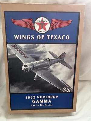 Ertl Wings of Texaco 1932 Northrop Gamma Airplane Bank 2nd In The Series Diecast - Image 1 of 4