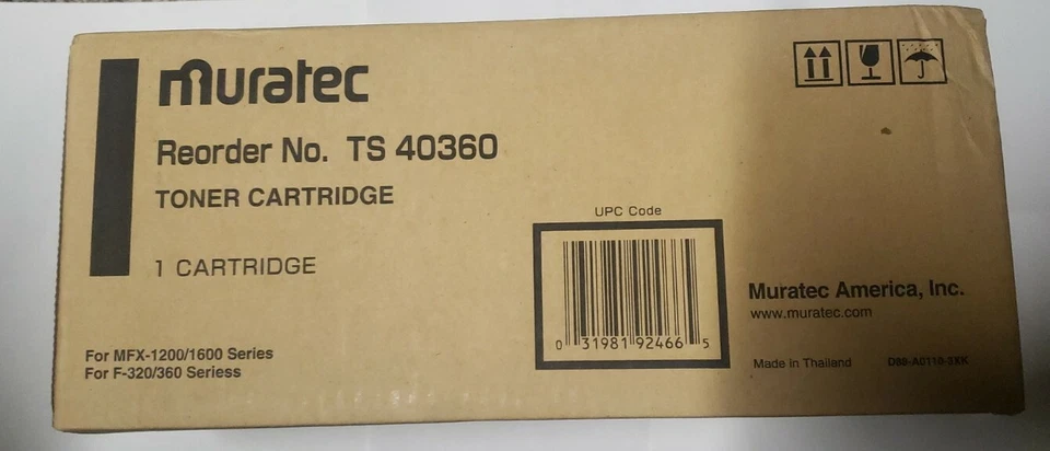 Genuine Muratec Mfx 1200 1600 Toner - Image 1 of 1