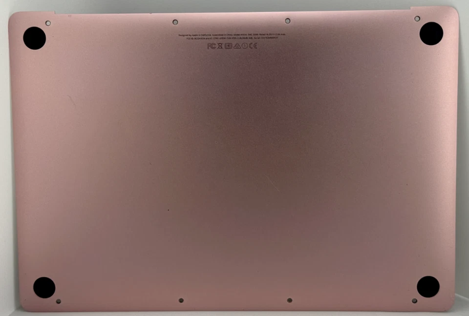  MacBook 12 polegadas 2016 2017 A1534 base inferior ouro rosa usada (sem bateria) ✅ - Imagem 1 de 1