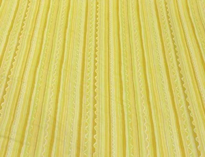 CONCORD FABRIC JAZZY BUTTER YELLOW STRIPE CUSHION FABRIC BY THE YARD 54"W - Picture 1 of 5