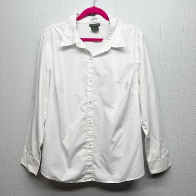 Camisa clásica para mujer Great Northwest sin arrugas oficina carrera trabajo talla 1X Foto 1 de 4