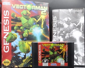 Vectorman 2 (Sega Genesis) [CIB] - getragene Box, komplett - Bild 1 von 7