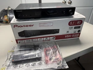Pioneer VSX-S520 5.1 Channel 4K HDR Network Slimline AV Receiver Open Box - Picture 1 of 11