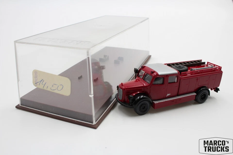 Camión de bomberos Brekina MB Mercedes L311 TLF Metz no. 4022 1:87 /BR806 Foto 1 de 1