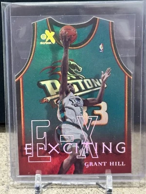 Skybox E-X E-Xciting Grant Hill #9 XCT HOF 1999-00 troquelado Foto 1 de 2