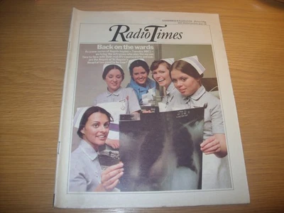 Vintage RADIO TIMES wc 3rd April 1976 - EUROVISION SONG CONTEST, ANGELS etc BBC - Image 1 of 2