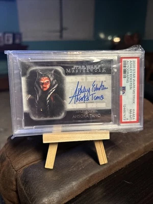 2020 Star Wars Masterwork Ahsoka Tano Auto By Ashley Eckstein PSA 8 Pop 6 - Image 1 of 2
