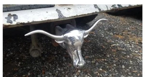 Longhorn Steer Hitch Plug – Cast Aluminum, Fits 2" Receivers - Picture 1 of 2
