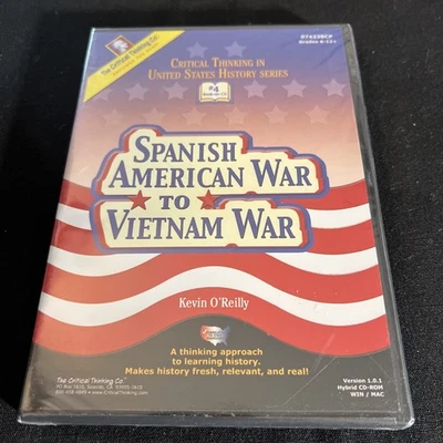 Critical Thinking in US History: Spanish-American War to Vietnam NEW CDROM - Image 1 of 4